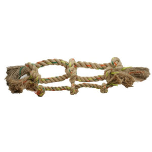 Define Planet Jouet pour chien - Corde de chanvre triple noeud