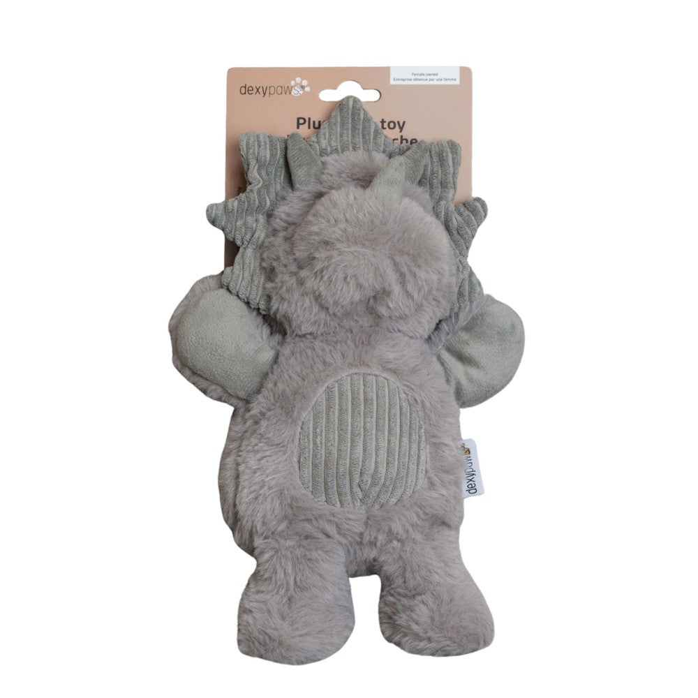 Dexypaws Jouet en peluche pour chien - Stégosaure