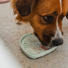 Load image into Gallery viewer, Dexypaws Tapis de léchage stimulant - Forme de goûte de rosée - Bleu ciel
