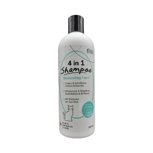 Envirofresh Shampoing pour chat, 4 en 1, Lavande & Camomille