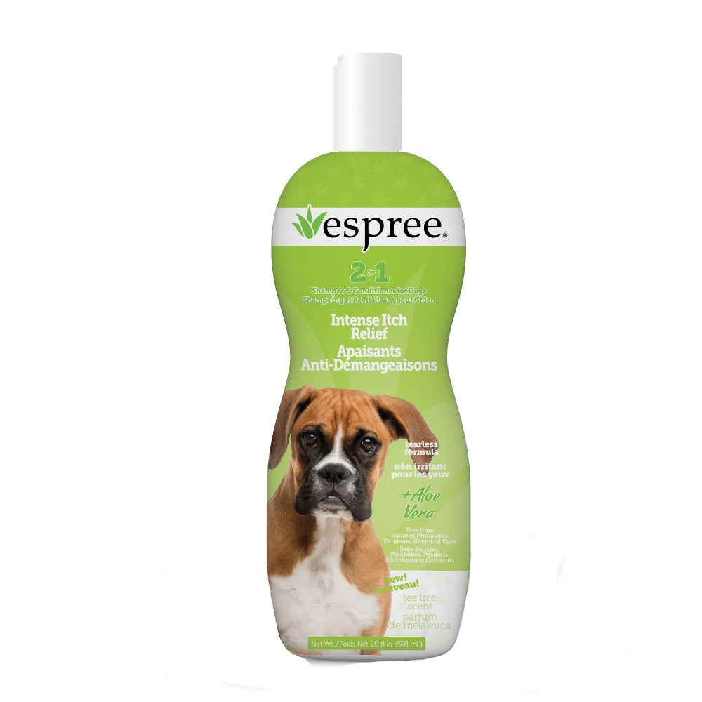 Espree Shampoing et revitalisant 2 en 1 pour chien - Anti-démangeaison - Parfum De Mélaleuca 591 ml