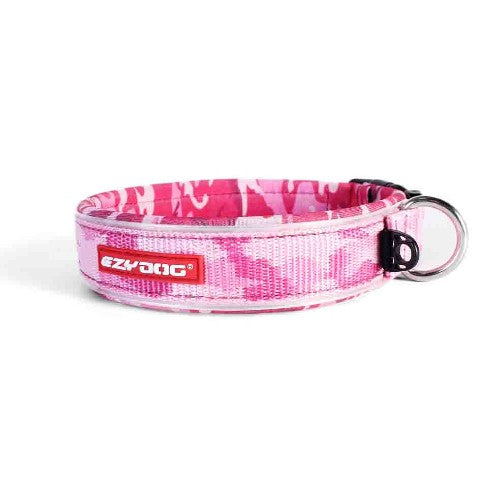 Ezydog Collier en Néoprène, Camouflage rose