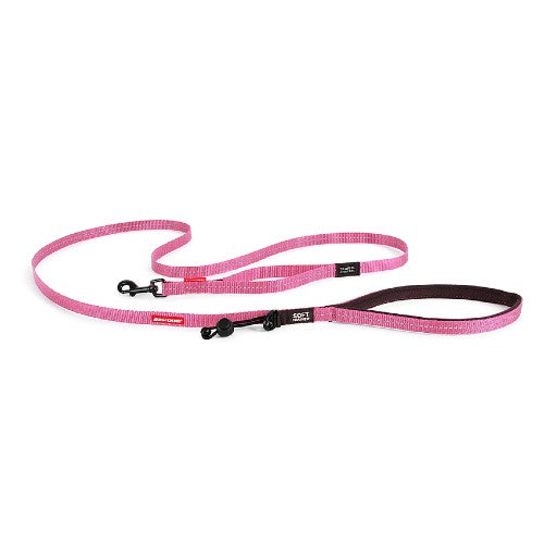 Ezydog Laisse Soft Trainer mince, Rose