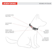 Charger l&#39;image dans la galerie, Ezydog Collier Double Up, Bleu
