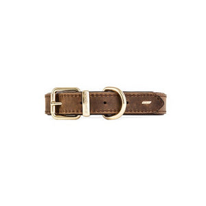 Ezydog Collier Oxford en cuir, Brun