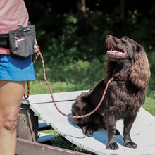 Charger l&#39;image dans la galerie, Ezydog Laisse Luca mince, Noire
