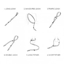 Load image into Gallery viewer, Ezydog Laisse multifonctions Vario 6 Snap Clip, Rouge
