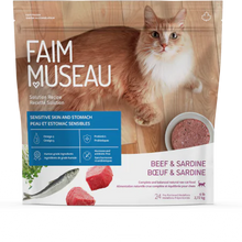 Charger l&#39;image dans la galerie, Nourriture crue pour chat Faim Museau - Bœuf &amp; Sardine
