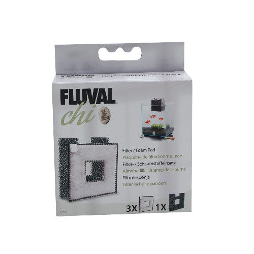Bloc de mousse et plaquette filtrante Chi Fluval de rechange