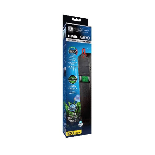 Chauffe-eau électronique Fluval E100, 100 W, pour aquariums contenant jusqu’à 120 L (30 gal US)