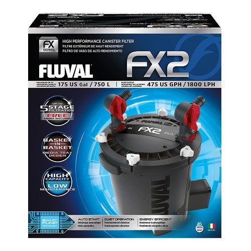 Filtre extérieur FX2 Fluval de haut rendement, jusqu’à 750 L (175 gal US)