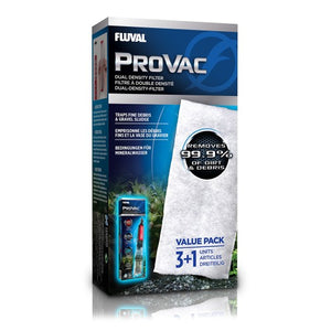 Masse filtrante ProVac Fluval à double densité, paquet de 4