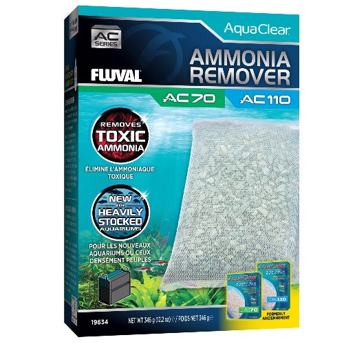 Fluval Éliminateur d’ammoniaque pour filtre à moteur AC70/AC110 AquaClear, 346 g