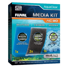 Load image into Gallery viewer, Fluval Ensemble de masses filtrantes pour filtre à moteur AC30 AquaClear
