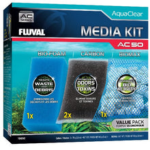 Load image into Gallery viewer, Fluval Ensemble de masses filtrantes pour filtre à moteur AC50 AquaClear
