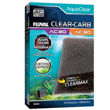 Load image into Gallery viewer, Fluval Masse filtrante Clear-Carb pour filtre à moteur AC20/AC30 AquaClear, 55 g
