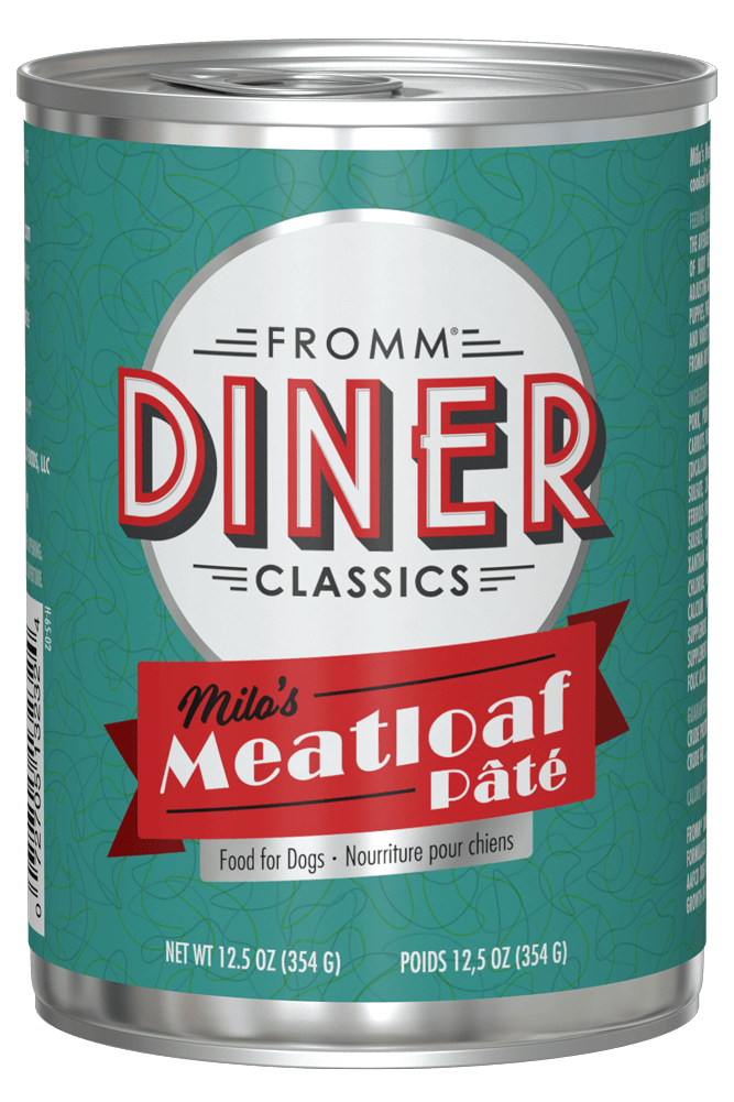 Canned dog FROMM DINER - PORK AND BEEF MEATLOAF