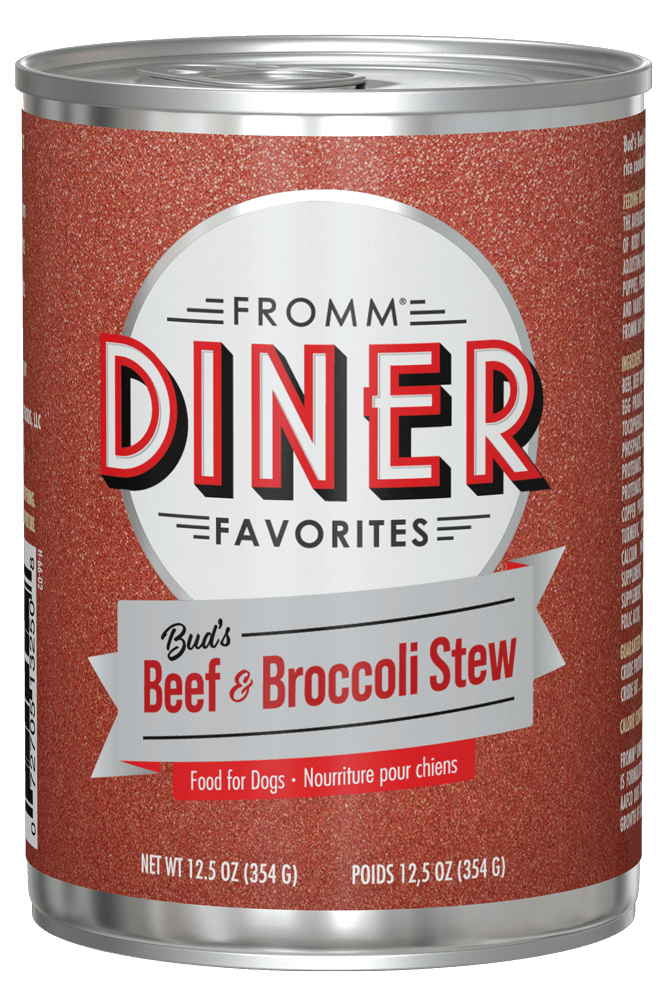 Canned dog FROMM DINER - BEEF AND BROCCOLI STEW