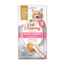 Load image into Gallery viewer, Gâterie à lécher Catit Creamy Booster pour chatons - Recette au poulet - Paquet de 5
