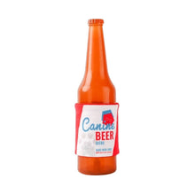 Load image into Gallery viewer, Hugsmart "Boozy Tailz" Jouet en caoutchouc &amp; tissu craquant pour chien - Bière canine
