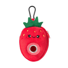 Load image into Gallery viewer, Hugsmart Distributeur à sacs de ramassage - Fraise en peluche
