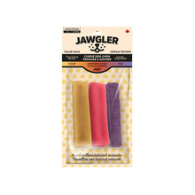 Load image into Gallery viewer, Jawgler Gâterie de fromage à mâcher - Saveurs assorties - Paquet de 3 unités
