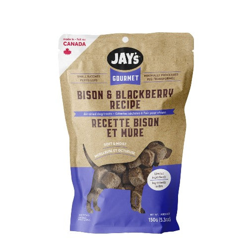 Jay's Gourmet - Gâteries pour chien, Bison et mûres