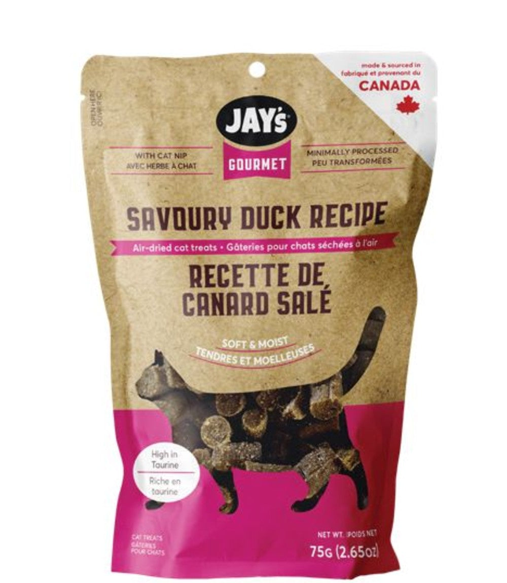Jay's Gourmet Gâteries pour chat - Canard 75 gr