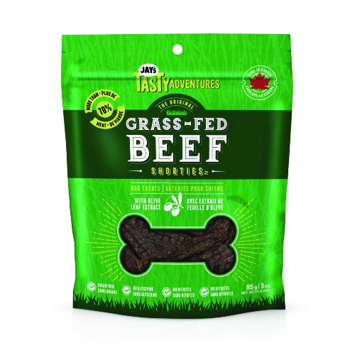 Jay's Tasty Adventures Gâteries pour Chien, Shorties au boeuf