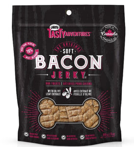 Jay's Tasty Adventures Gâteries pour chien, Jerky tendre de bacon