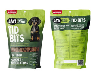 Jay's Tid Bits Gâteries pour hanches et articulations, Saveur de foie