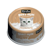 Load image into Gallery viewer, Conserve pour chat Kit Cat - Thon blanc effiloché et Fromage au lait de chèvre 70g
