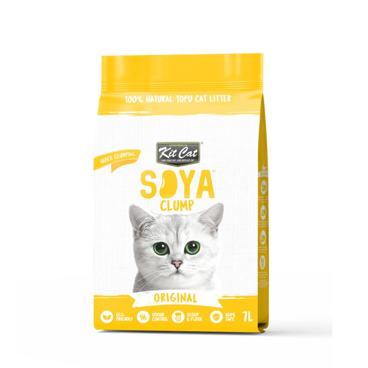 Litière de soya, Kit Cat Soya Clump Original