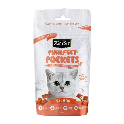 KitCat Gâteries pour chat Purrfect Pockets Saumon