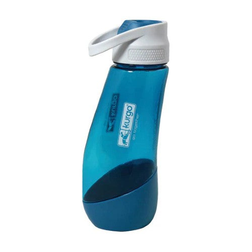 Portable Water Dispenser with 500ml Water Bottle, Blue – Dogit