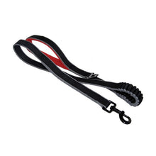 Load image into Gallery viewer, Kurgo Laisse &quot;Springback&quot;, Noire avec poignée rouge
