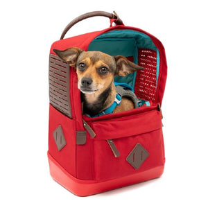 Kurgo Sac à dos Nomad, Porte-chien, Jusqu'à 15lbs, Rouge