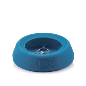 Dogit Non-Slip Stainless Steel Bowl for Dogs, Blue Stripes, 1.15 L (39 fl. oz.)