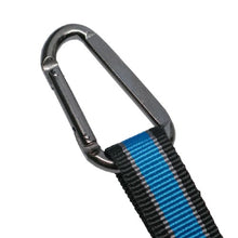 Load image into Gallery viewer, Kurgo Crochet de sécurité Bungee, S&#39;attache directement à la ceinture de sécurité, Bleue
