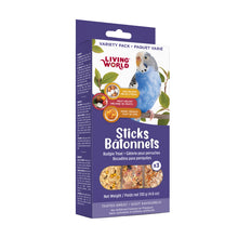 Load image into Gallery viewer, Living World Gâteries pour perruches - Paquet de 3 saveurs - 130 gr
