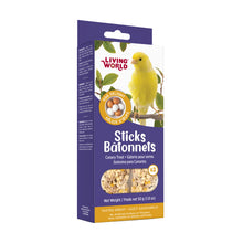 Load image into Gallery viewer, Living World Gâteries pour serins - Bâtonnets aux oeufs - Paquet de 2 - 50 gr (Copie)
