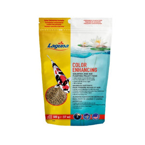 Granulés flottants Laguna pour rehausser les couleurs des poissons rouges et des koïs, 500 g (17 oz)