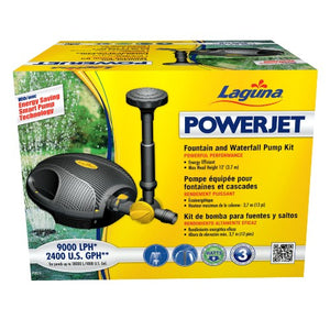 Pompe équipée PowerJet 2400 Laguna pour cascade et fontaine, pour bassin jusqu’à 18 000 L (4 800 gal US)