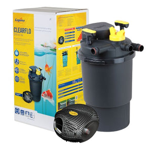 Système complet ClearFlo 2000 Laguna avec pompe, filtre et stérilisateur UV-C, pour bassins jusqu’à 6 000 L (2 000 gal US)