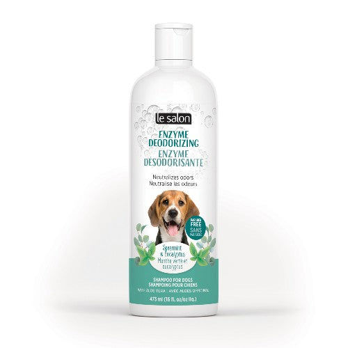 Shampoing Le Salon avec enzyme désodorisante pour chiens, 473 ml (16 oz)