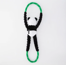 Charger l&#39;image dans la galerie, Jouet pour chien peluche Zippy Paws, Rope tugz panda
