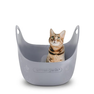 Litter Genie Bac à litière avec pelle, Gris