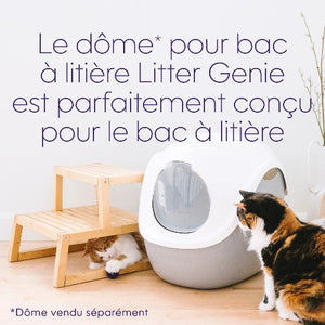 Litter Genie Bac à litière avec pelle, Gris