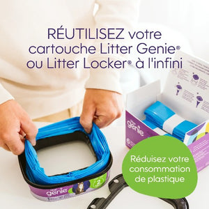 Litter Genie Films authentiques, Paquet de 3, Dure jusqu'à 6 mois