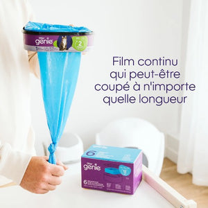 Litter Genie Films authentiques, Paquet de 3, Dure jusqu'à 6 mois